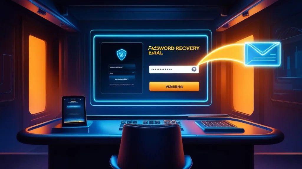 Schermo di errore login con messaggio di recupero credenziali in ambiente casino